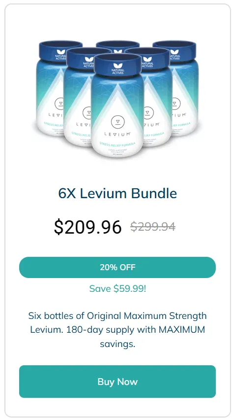 Levium six bottle value package
